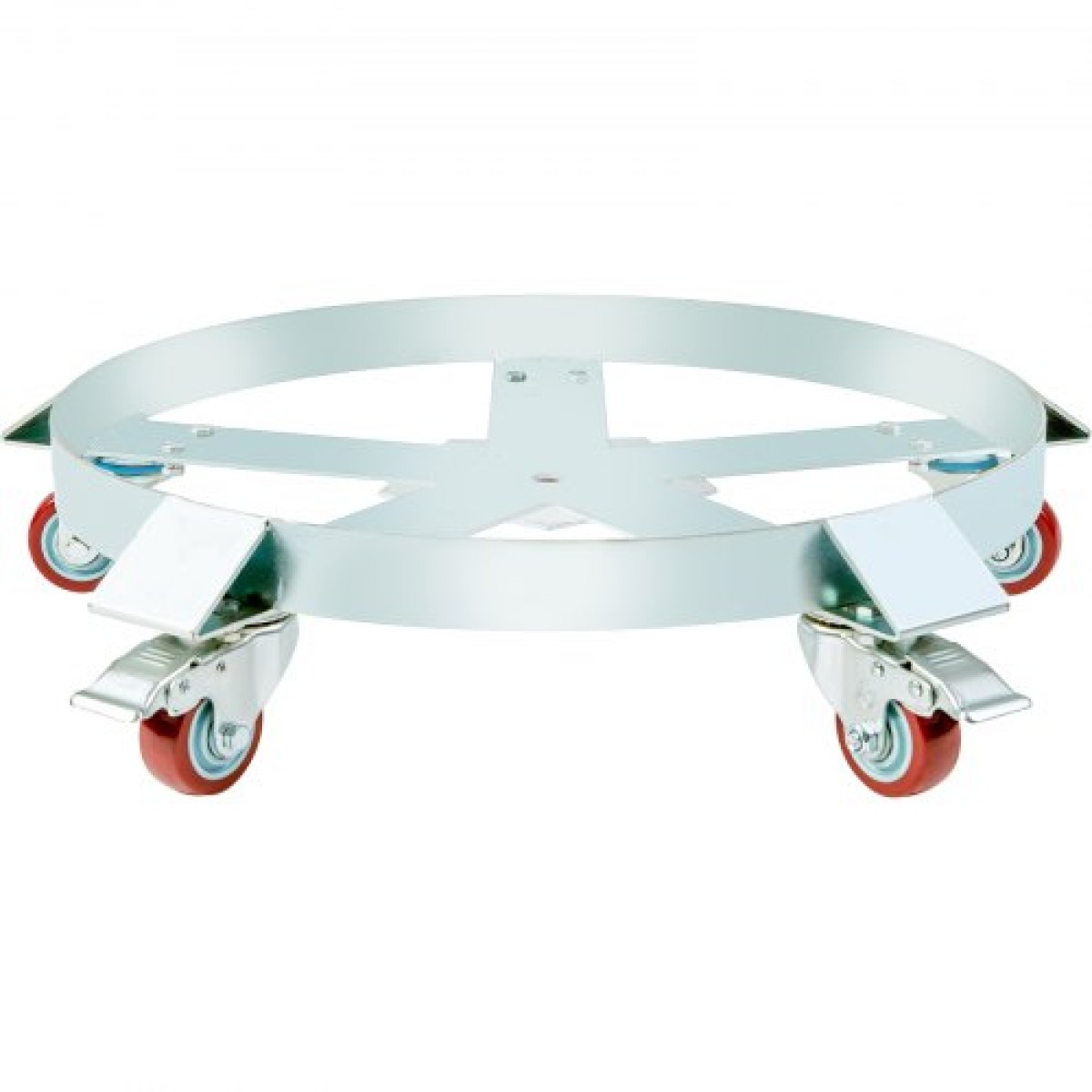VEVOR 208,2 L Heavy Duty Drum Dolly, χωρητικότητα 567 kg, Barrel Dolly Cart Drum Caddy, Hand Truck Capacity Dollies with Steel Frame 5 Swivel Casters Wheel, για χειρισμό τυμπάνων αποθήκης