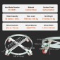 VEVOR 208,2 L Heavy Duty Drum Dolly, 453,6 kg Χωρητικότητα φόρτωσης, Barrel Dolly Cart Drum Caddy, Μη ανατρεπόμενο Hand Truck Capacity Dollies with Steel Frame 4 Swivel Casters Wheel, για χειρισμό τυμπάνων αποθήκης