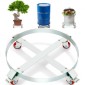 VEVOR 208,2 L Heavy Duty Drum Dolly, 453,6 kg Χωρητικότητα φόρτωσης, Barrel Dolly Cart Drum Caddy, Μη ανατρεπόμενο Hand Truck Capacity Dollies with Steel Frame 4 Swivel Casters Wheel, για χειρισμό τυμπάνων αποθήκης