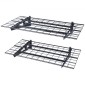 Ράφια αποθήκευσης VEVOR Garage, 2 Pack, 4 x 2 ft Ράφια γκαράζ βαρέως τύπου Επιτοίχια, χωρητικότητα φόρτωσης 500 lbs (Συνολική) Πλωτά ράφια αποθήκευσης γκαράζ, Κατάλληλα για κατάστημα, υπόστεγο, αποθήκευση γκαράζ