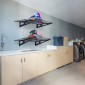 Ράφια αποθήκευσης VEVOR Garage, 2 Pack, 4 x 2 ft Ράφια γκαράζ βαρέως τύπου Επιτοίχια, χωρητικότητα φόρτωσης 500 lbs (Συνολική) Πλωτά ράφια αποθήκευσης γκαράζ, Κατάλληλα για κατάστημα, υπόστεγο, αποθήκευση γκαράζ