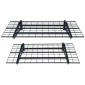 Ράφια αποθήκευσης VEVOR Garage, 2 Pack, 4 x 2 ft Ράφια γκαράζ βαρέως τύπου Επιτοίχια, χωρητικότητα φόρτωσης 500 lbs (Συνολική) Πλωτά ράφια αποθήκευσης γκαράζ, Κατάλληλα για κατάστημα, υπόστεγο, αποθήκευση γκαράζ