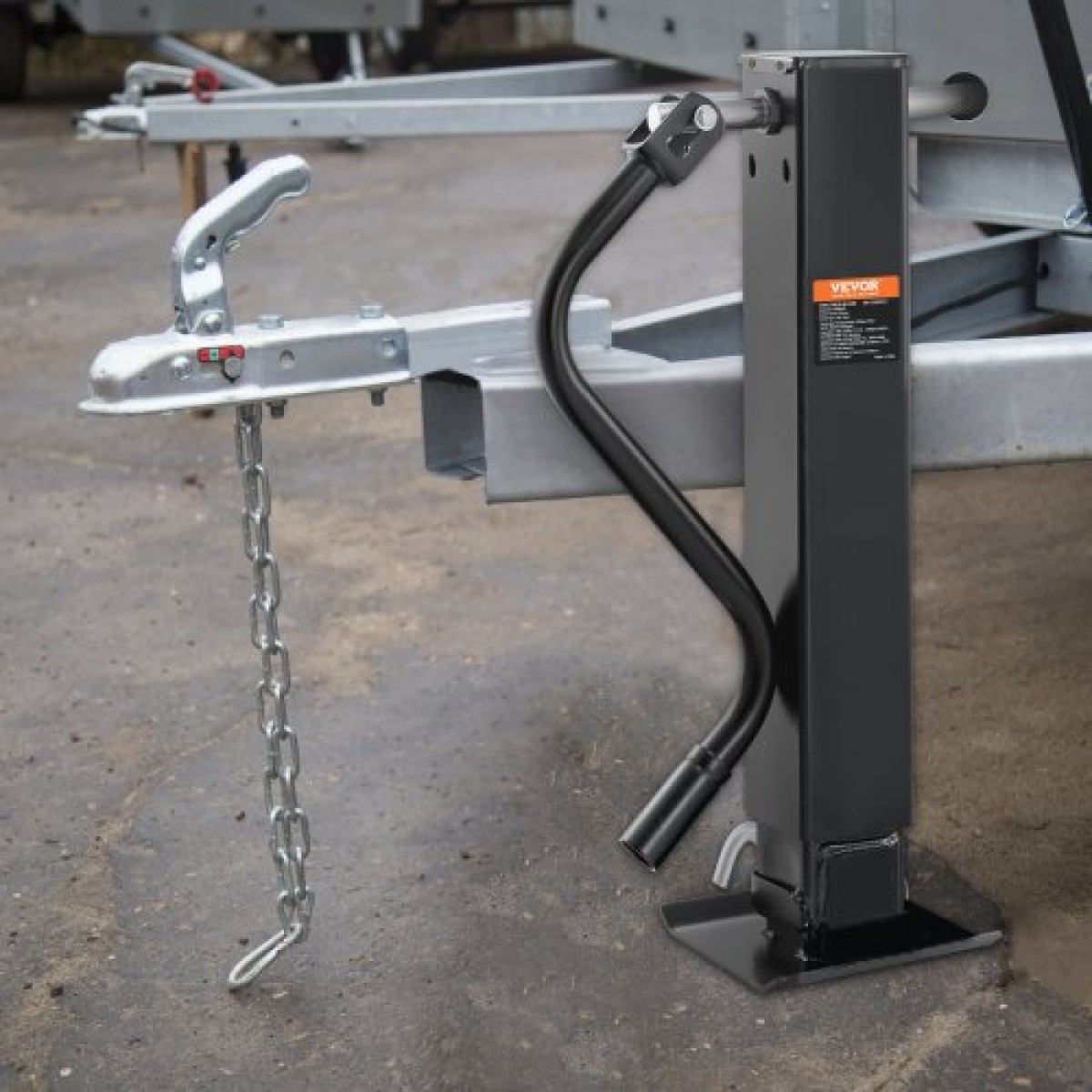 VEVOR Jack Trailer, Trailer Tongue Jack Welding-on 12000 lb Weight Capacity, Trailer Jack Stand με λαβή για ανύψωση RV Trailer, Horse Trailer, Utility Trailer, Yacht Trailer