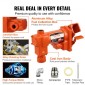 Αντλία μεταφοράς καυσίμου VEVOR, 12V DC 20 GPM 1/4 HP, αντλία εξαγωγής βενζίνης με αυτόματο ακροφύσιο, σωλήνας εκκένωσης και σωλήνα αναρρόφησης για μείγματα βενζίνης, ντίζελ, κηροζίνης, αιθανόλης και μεθανόλης και βιοντίζελ