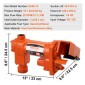 Αντλία μεταφοράς καυσίμου VEVOR, 12V DC 20 GPM 1/4 HP, αντλία εξαγωγής βενζίνης από χυτοσίδηρο υψηλής ροής με σχέδιο κιβωτίου συλλογής καυσίμου για βενζίνη, ντίζελ, κηροζίνη, μείγματα αιθανόλης και μεθανόλης και βιοντίζελ