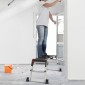 Πτυσσόμενη πλατφόρμα εργασίας VEVOR, χωρητικότητα 299,4 kg, σκάλα σκαμπό από γυψοσανίδα αλουμινίου, πάγκος εργασίας βαρέως τύπου με αντιολισθητικά πόδια, Ιδανικό για πλύσιμο οχημάτων, καθαρισμό, βαφή, διακόσμηση