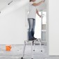 Πτυσσόμενη πλατφόρμα εργασίας VEVOR, χωρητικότητα 330 lbs, σκάλα σκαμπό από γυψοσανίδα αλουμινίου, πάγκος εργασίας βαρέως τύπου με αντιολισθητικά πόδια, Ιδανικό για πλύσιμο οχημάτων, καθαρισμό, βαφή, διακόσμηση