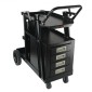 Καροτσάκι συγκόλλησης VEVOR, καρότσι συγκόλλησης 2 επιπέδων 4 συρταριών με χωρητικότητα βάρους 120,2 κιλών, περιστρεφόμενοι τροχοί 360°, αλυσίδες ασφαλείας αποθήκευσης δεξαμενής, καρότσι συγκόλλησης MIG βαρέως τύπου για Mig Welder και Plasma Cutter
