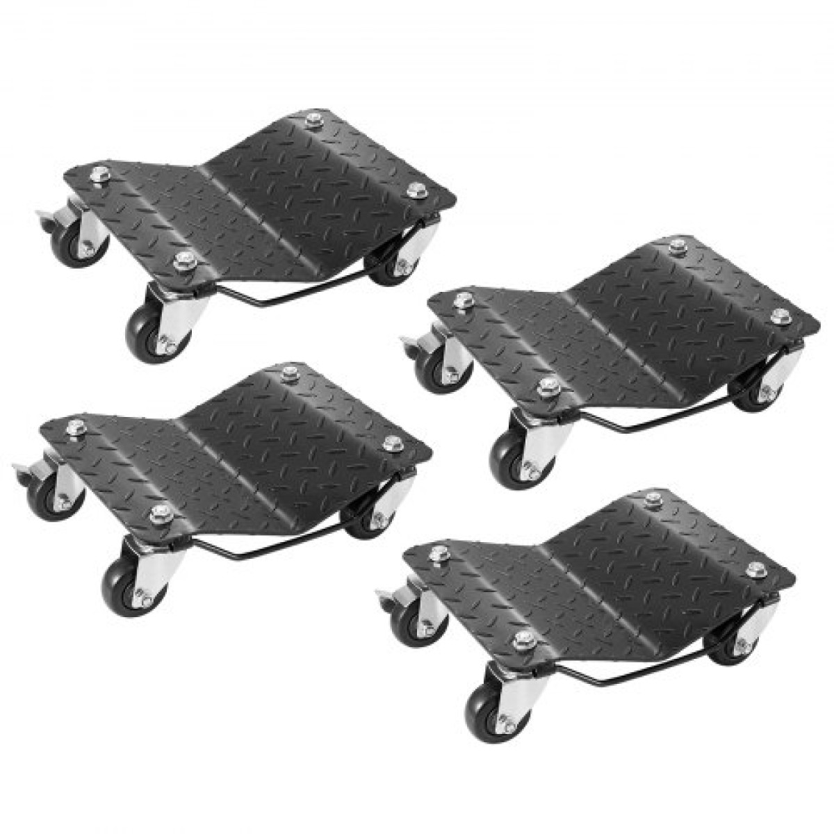 VEVOR Car Dolly Wheel Tire Dolly 4 ΤΕΜ. Heavy Duty Skate Auto Repair Dolly 2721,6 kg