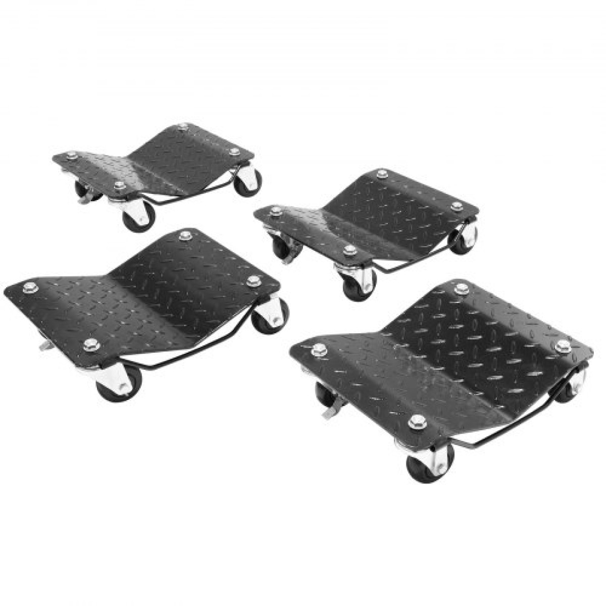 VEVOR Car Dolly Wheel Tire Dolly 4 ΤΕΜ. Heavy Duty Skate Auto Repair Dolly 2721,6 kg