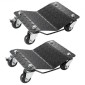 VEVOR Car Dolly Wheel Tire Dolly 2 ΤΕΜ. Heavy Duty Skate Auto Repair Dolly 1360,8 kg