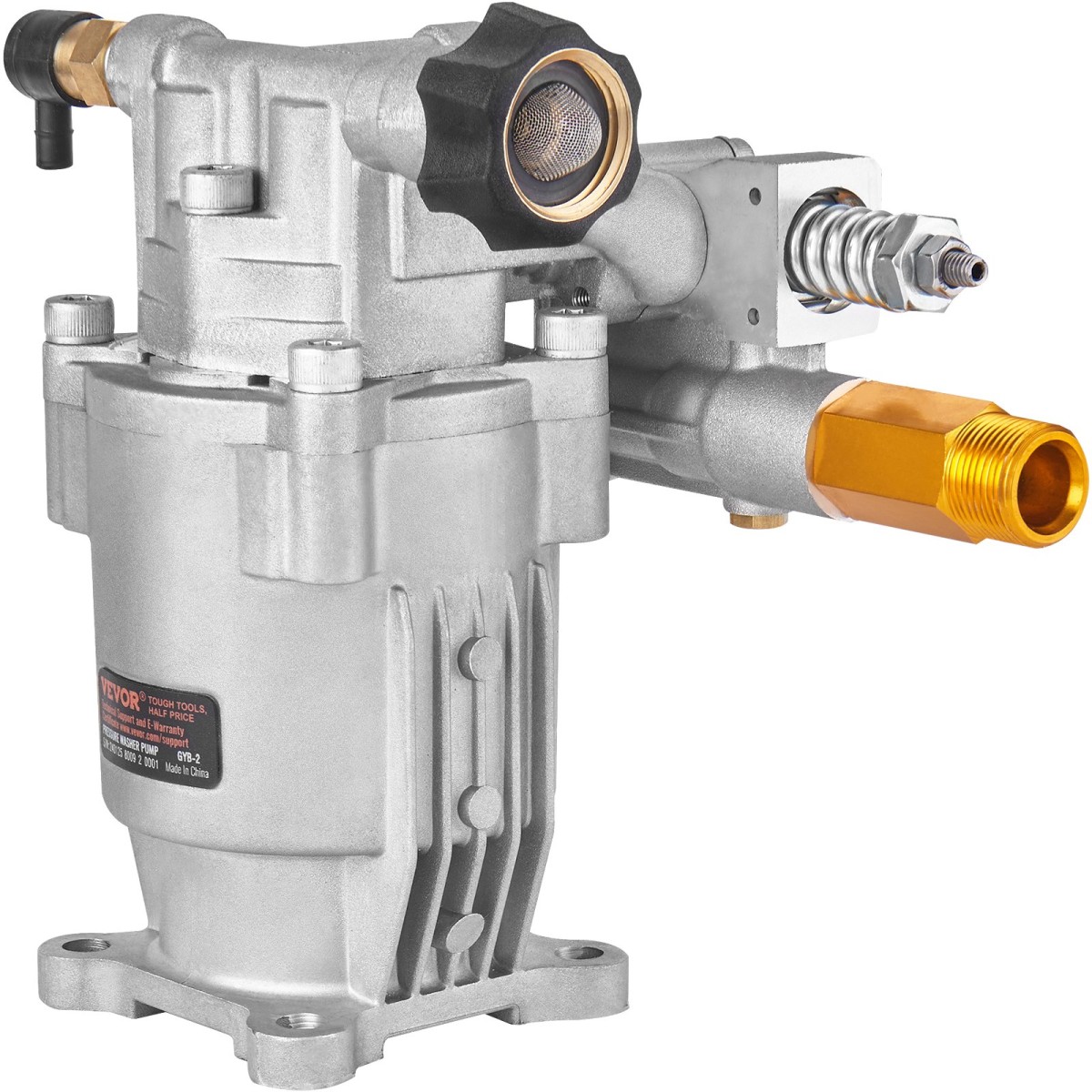 Αντλία VEVOR Pressure Washer, 19 mm Shaft Horizontal, 3400 PSI, 2.5GPM, Ανταλλακτικό κιτ αντλιών ηλεκτρικού πλυσίματος, Αντλία πλύσης ανταλλακτικών, Συμβατό με Honda, Simpson, RYOBI, Briggs & Stratton, Subaru, Craftsman