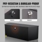 VEVOR Trailer Tongue Box, 914 x 314 x 305 mm Steel Trailer Tongue Tool Box, Βαριά Duty Storage Organizer με κλειδαριά και κλειδιά, βοηθητικό κιβώτιο εργαλείων για κρεβάτι Pickup Truck, RV, SUV, Off-Road Vehicle, Μαύρο