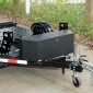 VEVOR Trailer Tongue Box, 914 x 314 x 305 mm Steel Trailer Tongue Tool Box, Βαριά Duty Storage Organizer με κλειδαριά και κλειδιά, βοηθητικό κιβώτιο εργαλείων για κρεβάτι Pickup Truck, RV, SUV, Off-Road Vehicle, Μαύρο