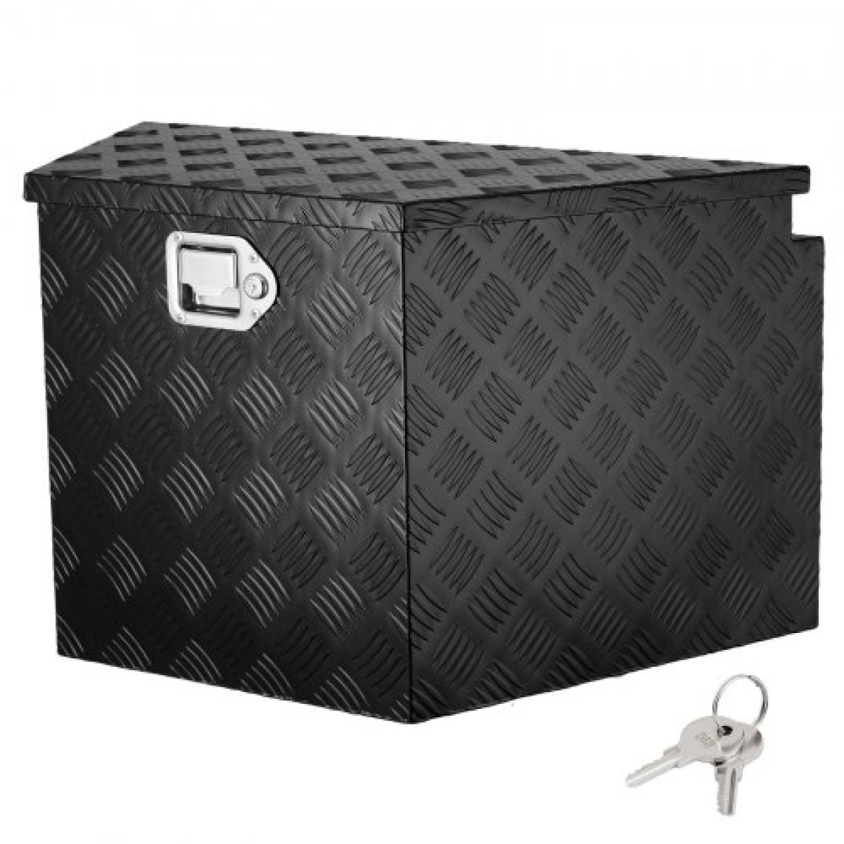 VEVOR Trailer Tongue Box, Αλουμίνιο Diamond Plate Tongue Box Chest, Heavy Duty Trailer Box Storage with Lock and Keys, Utility Trailer Tongue Box for Pickup Truck, RV, Trailer, 99,1 x 41,9 x 30,5 cm