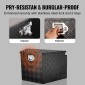 VEVOR Trailer Tongue Box, Αλουμίνιο Diamond Plate Tongue Box Chest, Heavy Duty Trailer Box Storage with Lock and Keys, Utility Trailer Tongue Box for Pickup Truck, RV, Trailer, 99,1 x 41,9 x 30,5 cm
