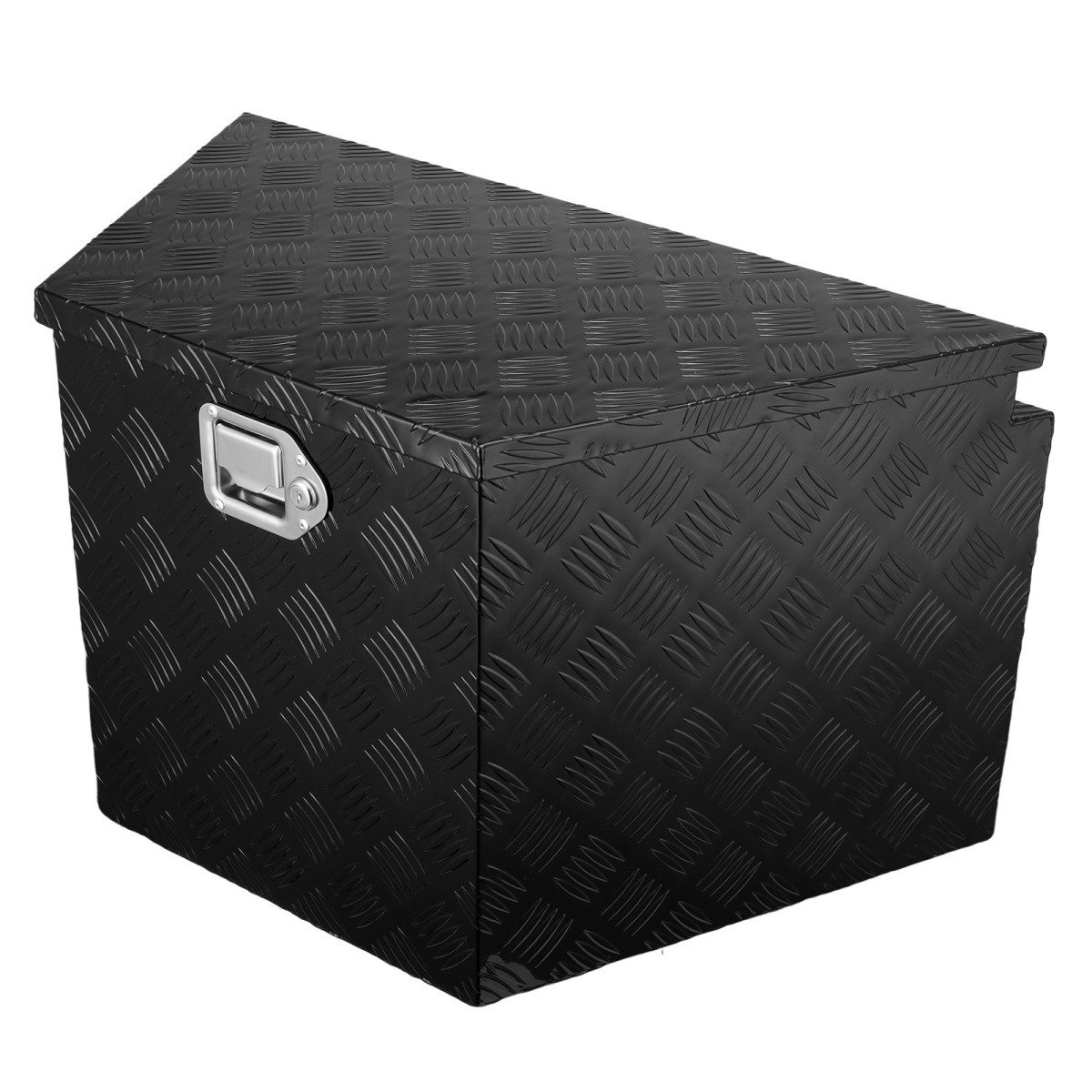 VEVOR Trailer Tongue Box, Αλουμίνιο Diamond Plate Tongue Box Chest, Heavy Duty Trailer Box Storage with Lock and Keys, Utility Trailer Tongue Box for Pickup Truck, RV, Trailer, 99,1 x 41,9 x 30,5 cm