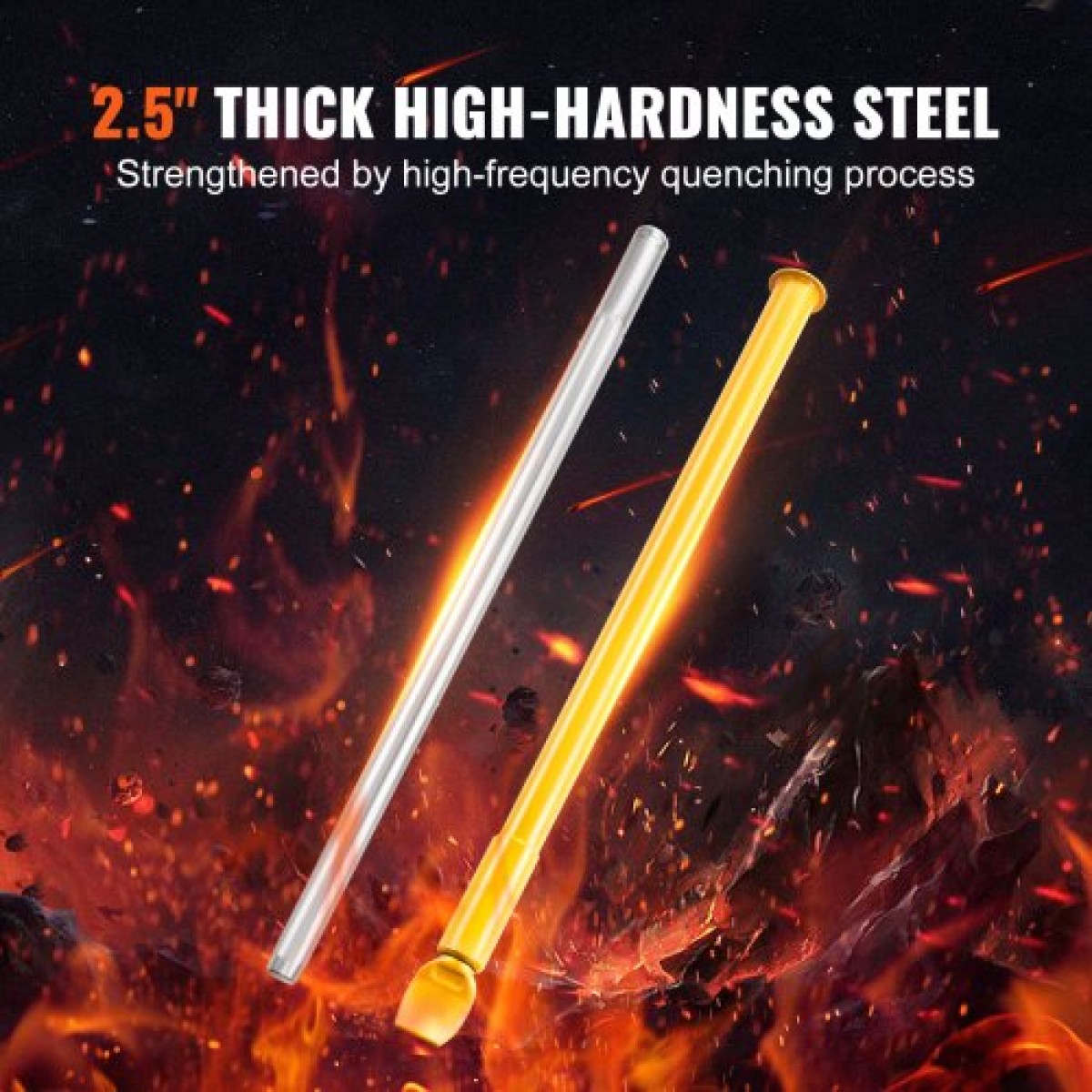 VEVOR Tire Bead Breaker Slide Hammer, μήκους 117,6 cm Heavy Duty Steel Tire Bead Breaker, Portable Tire Changing Sliding Impact for Car Truck Trailer Tire Removal