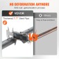 VEVOR Ρυθμιζόμενη ράβδος φορτίου Pickup Truck Bed Bed Stabilizer Ratcheting 101,6-185,4 cm