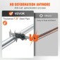 VEVOR Cargo Bar, Ratcheting Cargo Bar Ρυθμιζόμενη από 89" έως 104", Steel Stabilizer Cargo Bar βαρέως τύπου με χωρητικότητα 309 lbs, Μπάρα φόρτωσης κρεβατιού φορτηγού για κρεβάτι φορτηγού, ρυμουλκούμενο, ημιρυμουλκούμενο (4 τεμ.)