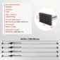 VEVOR Cargo Bar, Ratcheting Cargo Bar Ρυθμιζόμενη από 89" έως 104", Steel Stabilizer Cargo Bar βαρέως τύπου με χωρητικότητα 309 lbs, Μπάρα φόρτωσης κρεβατιού φορτηγού για κρεβάτι φορτηγού, ρυμουλκούμενο, ημιρυμουλκούμενο (4 τεμ.)