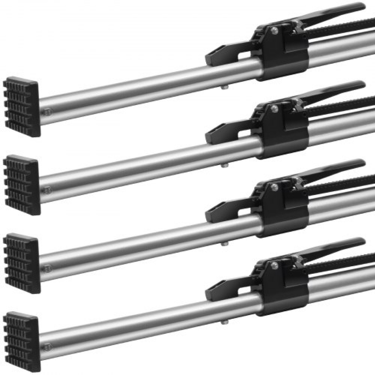 VEVOR Cargo Bar, Ratcheting Cargo Bar Ρυθμιζόμενη από 89" έως 104", Steel Stabilizer Cargo Bar βαρέως τύπου με χωρητικότητα 309 lbs, Μπάρα φόρτωσης κρεβατιού φορτηγού για κρεβάτι φορτηγού, ρυμουλκούμενο, ημιρυμουλκούμενο (4 τεμ.)