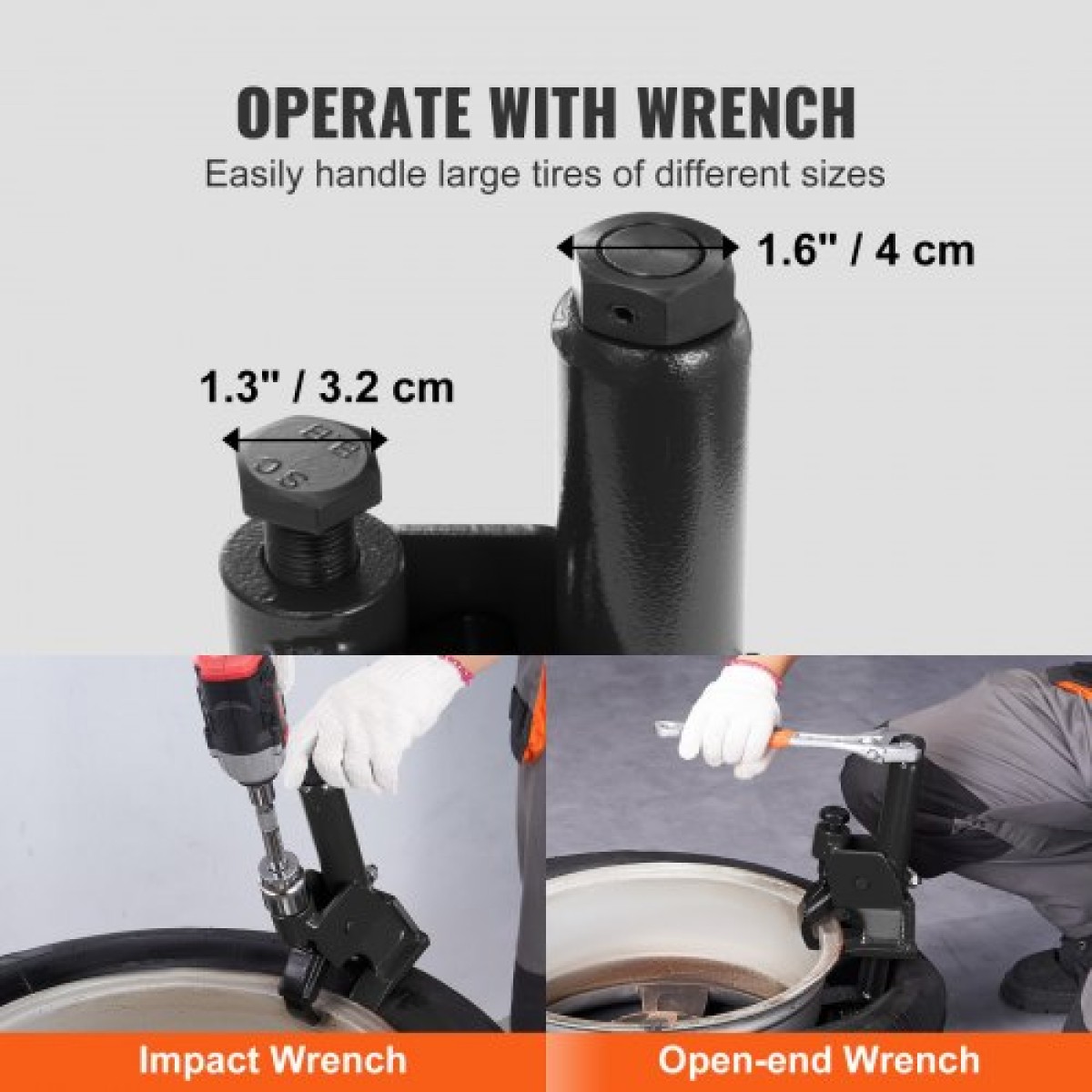 VEVOR Χειροκίνητο Tire Bead Breaker, 96,5- 106,7 mm Tires Changer Tool, Heavy-duty Bead Breaking, Easy-Operated Tire Bead Breaker for ATV/UTVs, Tractors, Trucks, Cars, Heavy Duty Tire