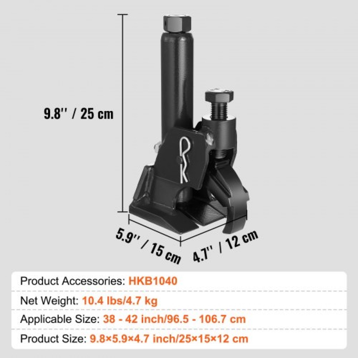 VEVOR Χειροκίνητο Tire Bead Breaker, 96,5- 106,7 mm Tires Changer Tool, Heavy-duty Bead Breaking, Easy-Operated Tire Bead Breaker for ATV/UTVs, Tractors, Trucks, Cars, Heavy Duty Tire