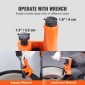 VEVOR Χειροκίνητο Tire Bead Breaker, Εργαλείο αλλαγής ελαστικών 96,5-106,7 mm με ελαστικό μαξιλαράκι, Protect Hubs από κράμα αλουμινίου, Εργαλείο επισκευής ελαστικών εύκολης λειτουργίας για ATV/UTV, τρακτέρ, φορτηγά, αυτοκίνητα, ελαστικά βαρέως τύπου