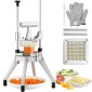 VEVOR Εμπορικός κόφτης λαχανικών φρούτων 1/4" Blade Heavy Duty Professional Food Dicer Kattex Κόφτης Γαλλικής Τηγανιάς Κόφτης Κρεμμυδιού Ανοξείδωτος για Πιπεριές Ντομάτα Μανιτάρι πατάτας