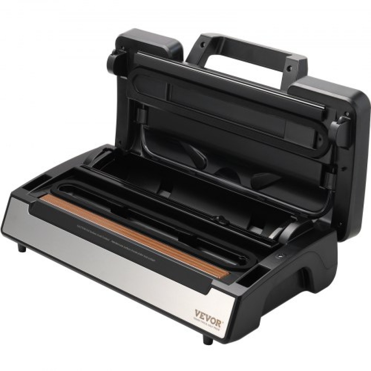 VEVOR Vacuum Sealer Μηχανή αποθήκευσης τροφίμων Εξοικονόμηση αποθήκευσης 90 Kpa με σακούλα σφραγίδας