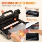 VEVOR Vacuum Sealer Μηχανή αποθήκευσης τροφίμων Εξοικονόμηση αποθήκευσης 90 Kpa με σακούλα σφραγίδας