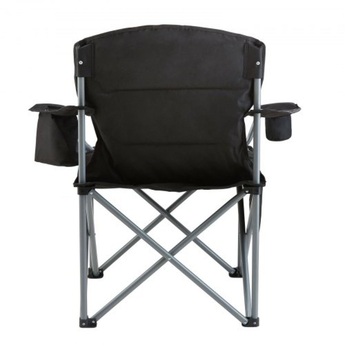 Καρέκλες κάμπινγκ VEVOR Oversized, 204 κιλά Υποστήριξη βαρέως τύπου, Φορητές πτυσσόμενες καρέκλες κατασκήνωσης με επένδυση πλάτης και μπράτσα, ποτηροθήκη & πλαϊνή τσέπη, τσάντα ψυγείου, τσάντες μεταφοράς για εξωτερικούς χώρους, ψάρεμα, 1 πακέτο