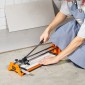 VEVOR 430mm Χειροκίνητος κόφτης πλακιδίων για τοίχους & γυαλισμένα πλακάκια, διπλές ράγες για ακριβή κοπή, τροχός καρβιδίου βολφραμίου, αντιολισθητική λαβή, ράβδος πίεσης αντιμετατόπισης, ακριβείς κοπές για επαγγελματίες και αρχάριους