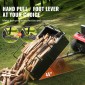 VEVOR Heavy Duty ATV Trailer Steel Dump Cart, 340 kg 0,43 κυβικά μέτρα, Garden Utility Trailer with Removable Sides for Riding Lawn Mower Tractor