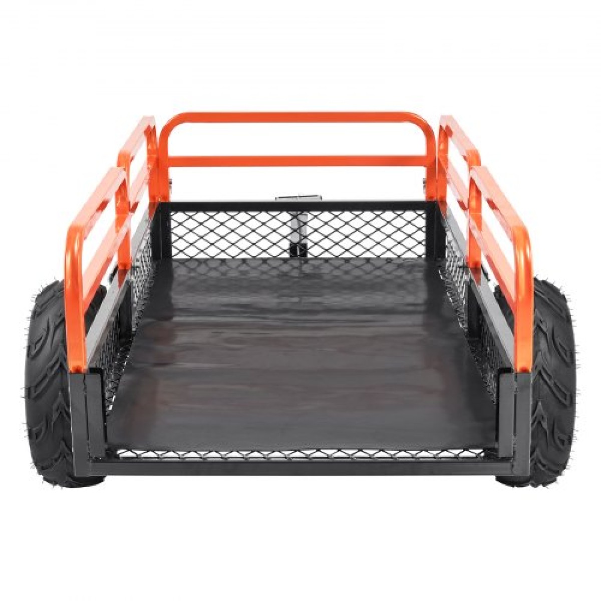 VEVOR Heavy Duty Steel ATV Dump Trailer, 680 kg Χωρητικότητα φόρτωσης 0,43 κυβικά μέτρα, ρυμουλκούμενο πίσω από αμαξίδιο κήπου, με αφαιρούμενα πλαϊνά και 2 ελαστικά, για χλοοκοπτικά, τρακτέρ, ATV, UTV