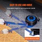 VEVOR Air Jack, 3 Ton/3000 kg Air Jack Triple Bag Air Jack, Airbag Jack με έξι χαλύβδινους σωλήνες, ανύψωση έως 44,9cm, 3-5 s Fast Lifting Pneumatic Jack, με ρυθμιζόμενες μακριές λαβές για αυτοκίνητα, γκαράζ, επισκευή (Μπλε)
