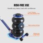 VEVOR Air Jack, 3 Ton/3000 kg Air Jack Triple Bag Air Jack, Airbag Jack με έξι χαλύβδινους σωλήνες, ανύψωση έως 44,9cm, 3-5 s Fast Lifting Pneumatic Jack, με ρυθμιζόμενες μακριές λαβές για αυτοκίνητα, γκαράζ, επισκευή (Μπλε)