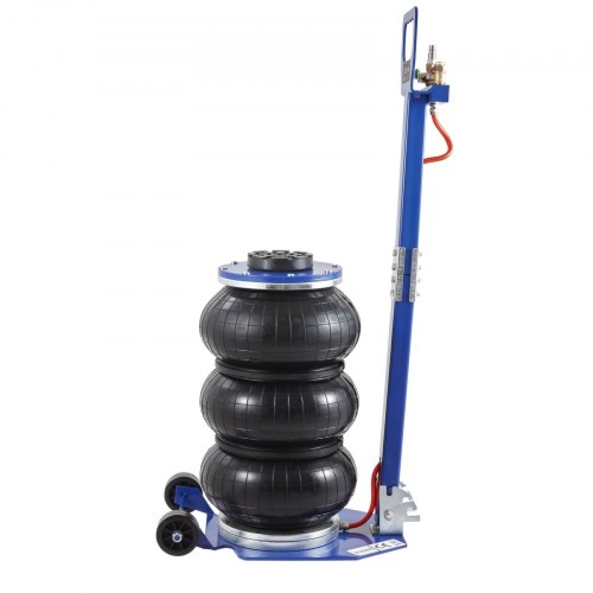 VEVOR Air Jack, 3 Ton/3000 kg Air Jack Triple Bag Air Jack, Airbag Jack με έξι χαλύβδινους σωλήνες, ανύψωση έως 44,9cm, 3-5 s Fast Lifting Pneumatic Jack, με ρυθμιζόμενες μακριές λαβές για αυτοκίνητα, γκαράζ, επισκευή (Μπλε)