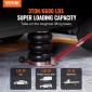 VEVOR Air Jack, 3 Ton/3000 kg Air Jack Triple Bag Air Jack, Airbag Jack με έξι χαλύβδινους σωλήνες, ανύψωση έως 44,9 cm, 3-5 s Fast Lifting Pneumatic Jack, με ρυθμιζόμενη μακριά λαβή για αυτοκίνητα, γκαράζ, επισκευή (κόκκινο)