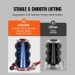 VEVOR Air Jack, 3 Ton/3000 kg Air Jack Triple Bag Air Jack, Airbag Jack με έξι χαλύβδινους σωλήνες, ανύψωση έως 44,9 cm, 3-5 s Fast Lifting Pneumatic Jack, με ρυθμιζόμενη μακριά λαβή για αυτοκίνητα, γκαράζ, επισκευή (κόκκινο)