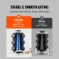 VEVOR Air Jack, 3 Ton/6600 lbs Triple Bag Air Jack, Air Bag Lift έως 450 mm, 3-5S Fast Lifting Pneumatic Jack, με πλαϊνές λαβές για αυτοκίνητα, γκαράζ, επισκευή (Λευκό)