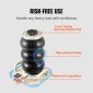 VEVOR Air Jack, 3 Ton/6600 lbs Triple Bag Air Jack, Air Bag Lift έως 450 mm, 3-5S Fast Lifting Pneumatic Jack, με πλαϊνές λαβές για αυτοκίνητα, γκαράζ, επισκευή (Λευκό)