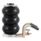 VEVOR Air Jack, 3 Ton/6600 lbs Triple Bag Air Jack, Airbag Jack με έξι χαλύβδινους σωλήνες, ανύψωση έως 17,7 ίντσες/450 mm, 3-5 s Fast Lifting Pneumatic Jack, με πλευρικές λαβές για αυτοκίνητο, γκαράζ, επισκευή (Λευκό)