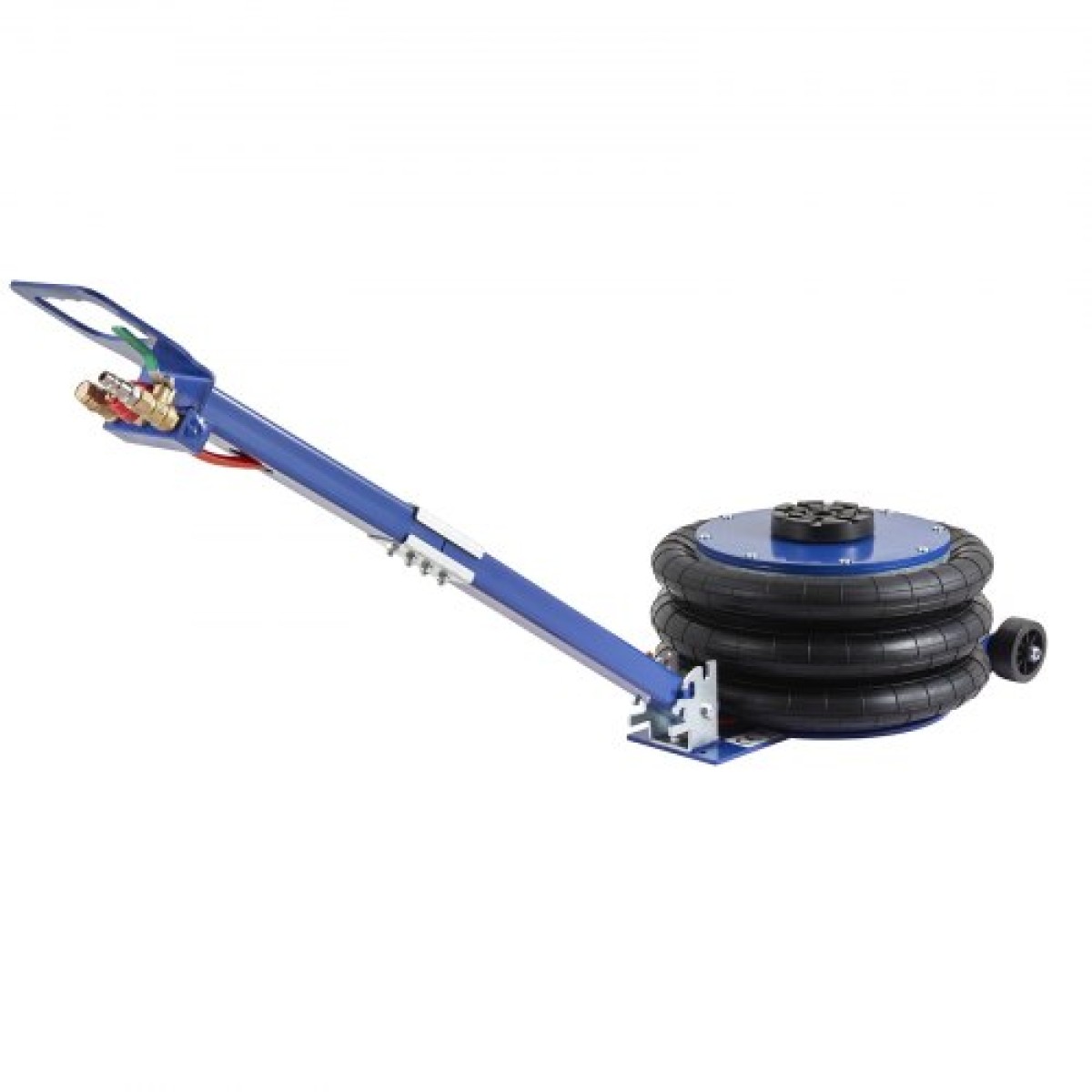 VEVOR Air Jack, 5 Ton/11000 lbs Triple Bag Air Jack, Airbag Jack with Six Steel Pipes, Lift up to 18,5 inch/470 mm, Fast Lifting Pneumatic Jack 3-5 s, με ρυθμιζόμενη λαβή για αυτοκίνητο, γκαράζ, επισκευή