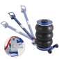 VEVOR Air Jack, 5 Ton/11000 lbs Triple Bag Air Jack, Airbag Jack with Six Steel Pipes, Lift up to 18,5 inch/470 mm, Fast Lifting Pneumatic Jack 3-5 s, με ρυθμιζόμενη λαβή για αυτοκίνητο, γκαράζ, επισκευή