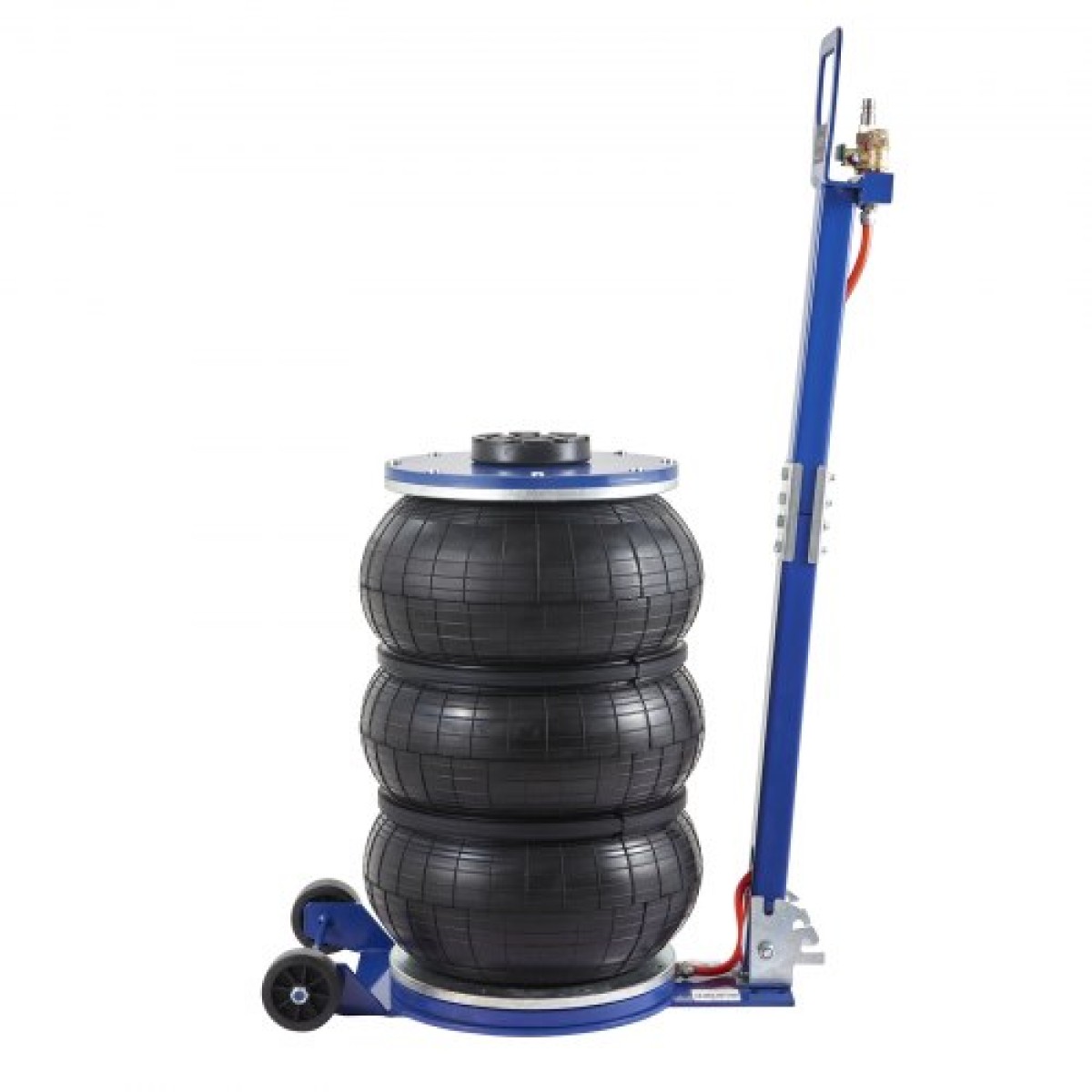 VEVOR Air Jack, 5 Ton/11000 lbs Triple Bag Air Jack, Airbag Jack with Six Steel Pipes, Lift up to 18,5 inch/470 mm, Fast Lifting Pneumatic Jack 3-5 s, με ρυθμιζόμενη λαβή για αυτοκίνητο, γκαράζ, επισκευή