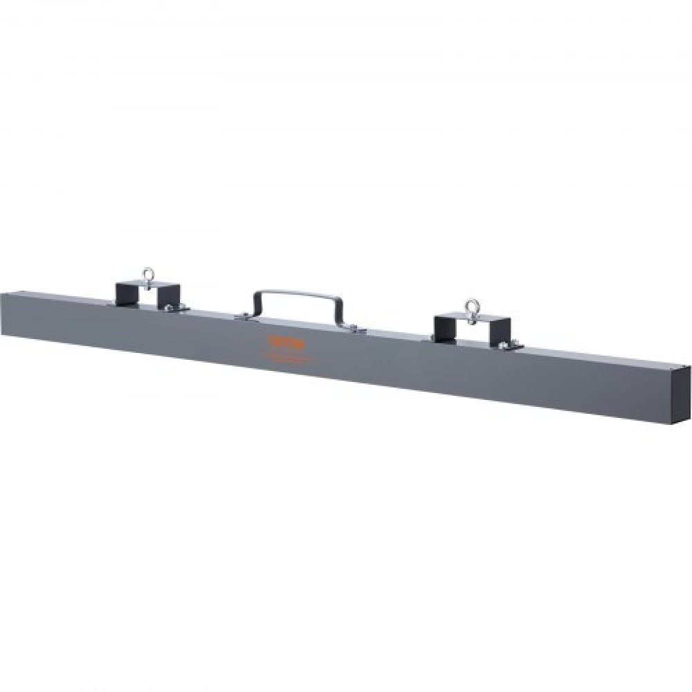 VEVOR Hanging Magnetic Sweeper Pickup Tool, 47.6 kg Nail Hang-Type Magnetic Forklift Sweeper, Industrial Grade Magnets Steel Material Hunting Accessories for Picking Up Nails Bolts Iron Chips Metals