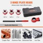 VEVOR Ratchet Pipe Threader Kit, 1/2" NPT, 3/4" NPT, 1" NPT Manual Ratcheting Pipe Threader, φορητό σετ εργαλείων σπειρώματος σωλήνων με μήτρες 3 τμχ NPT, θήκη αποθήκευσης για γαλβανισμένους σωλήνες αλουμινίου από σίδηρο χαλκού