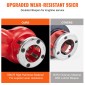 VEVOR Ratchet Pipe Threader Kit, 1/2" NPT, 3/4" NPT, 1" NPT Manual Ratcheting Pipe Threader, φορητό σετ εργαλείων σπειρώματος σωλήνων με μήτρες 3 τμχ NPT, θήκη αποθήκευσης για γαλβανισμένους σωλήνες αλουμινίου από σίδηρο χαλκού
